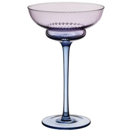 Креманки набор 2шт 220мл стекло Twist & Shine фиолетовый (8)