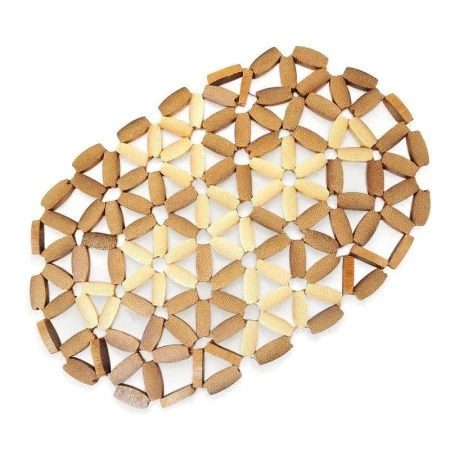 Подставка под горячее 24*15,5см бамбук овал JC-465 (480)