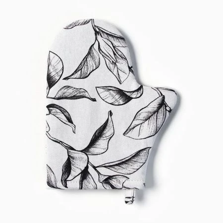 Прихватка-рукавица 100% хлопок 20*27см  Доляна Plant leaves  10744945