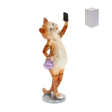 яяяФигурка Кошка полистоун 7,5*6*19,5см (24)