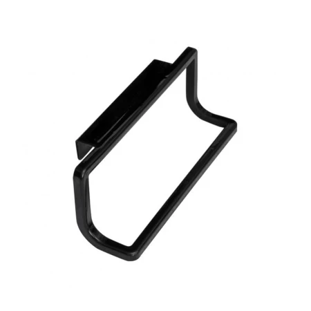 Вешалка для полотенец пластик черная M-B30-06 (12)