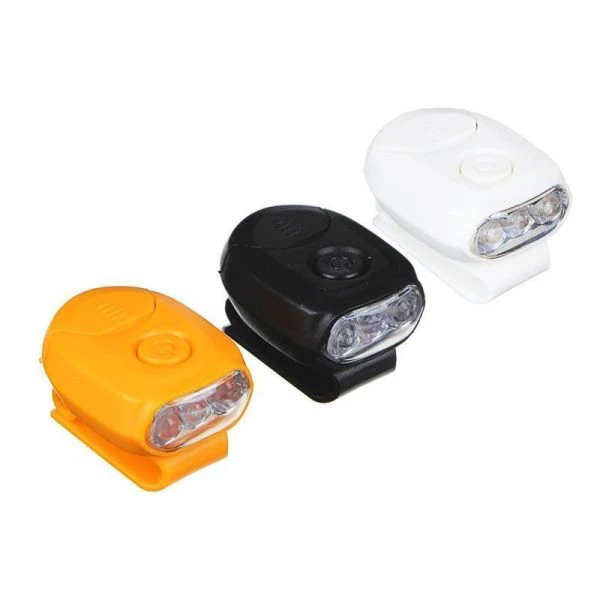 Фонарик на кепку пластик, 3 LED, 2xCR2032, 1 режим, ЧИНГИСХАН (60)ВЫВОД