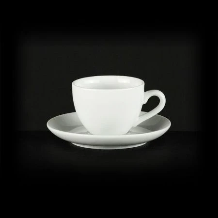 Кофейный набор 2пр фарфор КАБАРЕ КЛАССИК на 1 персону 95мл FP-14082 фк632 (72)