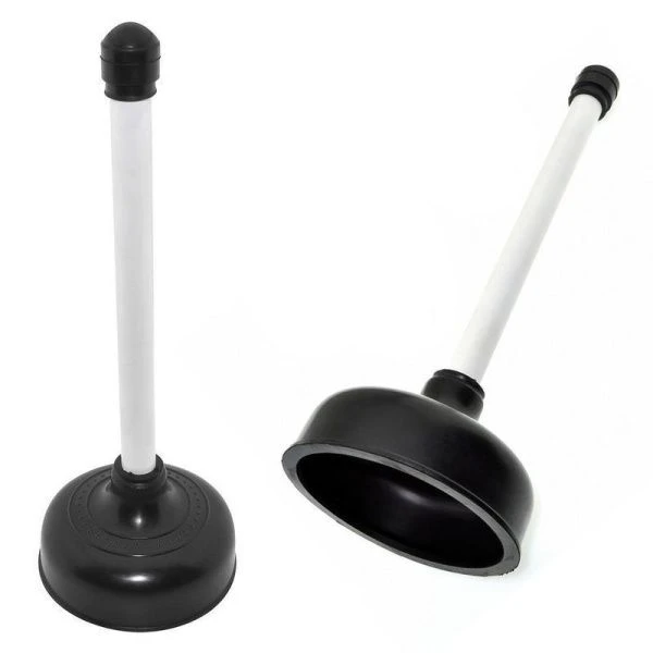 Вантуз большой 38см d14см резина/пластик черный (50)