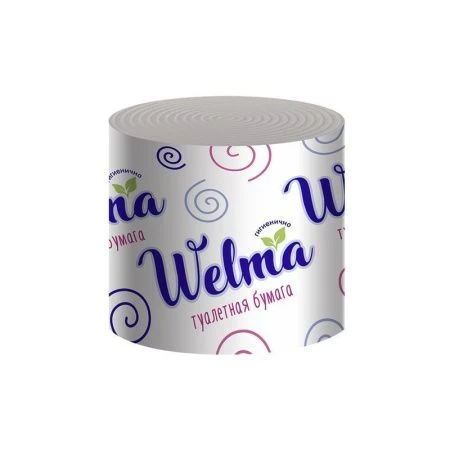 Бумага туалетная WELMA однослойная (40) ВЫВОД