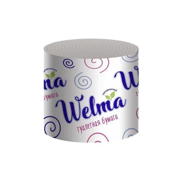 Бумага туалетная WELMA однослойная (40) ВЫВОД
