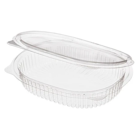 Контейнер одноразовый 250мл полистирол овальный прозрачный с крышкой РКС-250 (360/20/350/400) Контейнер одноразовый 250мл полистирол овальный прозрачный с крышкой РКС-250 (360/20/350/400)