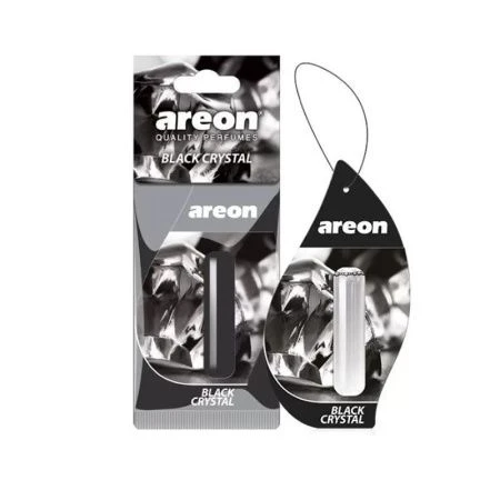 Ароматизатор подвесной сухой   с капсулой Areon LIQUID 5мл. Black Crystal (Черный Кристалл) (24)