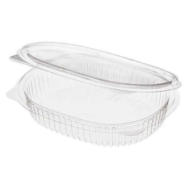 Контейнер одноразовый 250мл полистирол овальный прозрачный с крышкой РКС-250 (360/20/350/400) Контейнер одноразовый 250мл полистирол овальный прозрачный с крышкой РКС-250 (360/20/350/400)