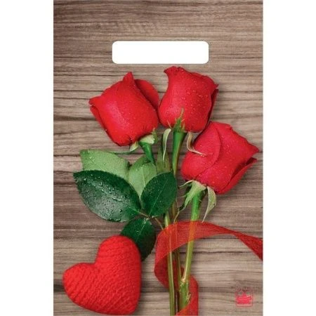 Пакет полиэтиленовый 30*20см Свежие розы н00118189