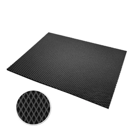 Коврик ячеистый 40*60см ЭВА РОМБЫ черный (10)