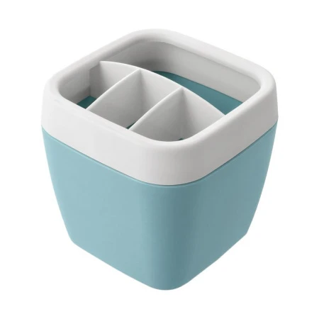 Подставка для зубных щеток ЭЛЛИСА серо-бирюзовый (18)