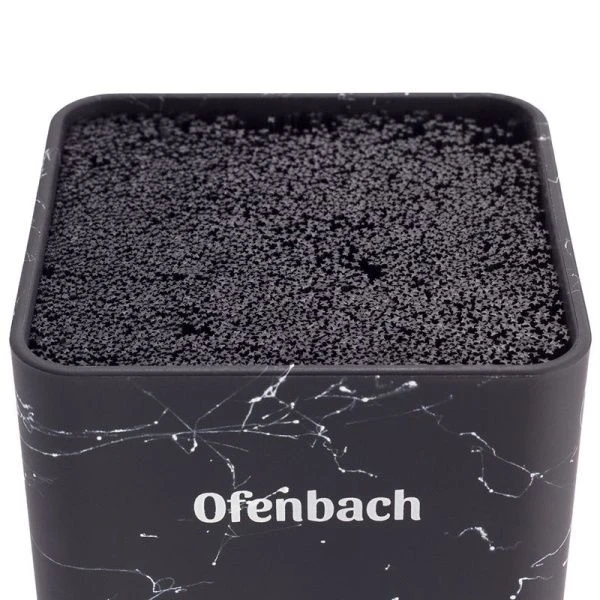 Подставка для ножей с наполнителем 10,3*10,3*23см пластик (6)