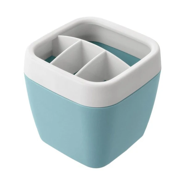 Подставка для зубных щеток ЭЛЛИСА серо-бирюзовый (18)