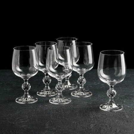 Бокалы для вина набор 6шт 230мл стекло КЛАУДИЯ/СТЕРНА 230S (8) 16600