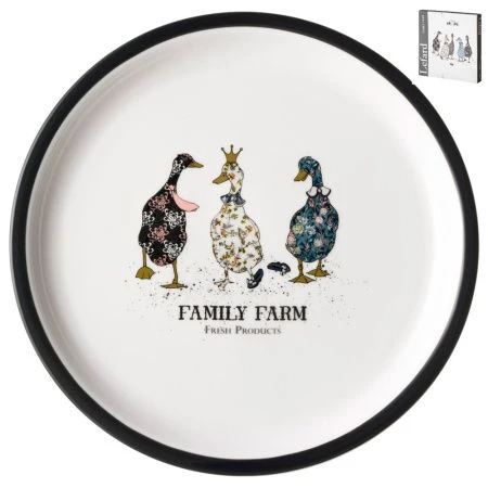 Тарелка обеденная фарфор 22см Family Farm (24)
