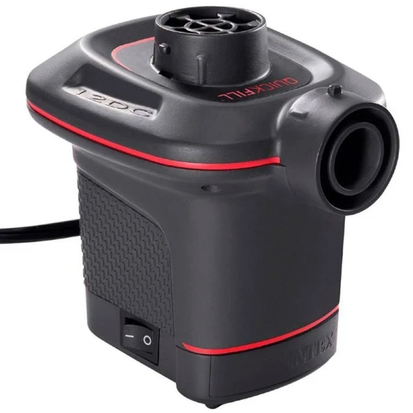 Насос электрический 12В от прикуривателя, 650л/м, 3 насадки в комплекте Quick-Fill DC (6)