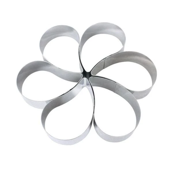 Набор форм для печенья 6шт 9*6,5*2,5см нерж.сталь Цветок Easy 93-SS-EA-S-01 (24)