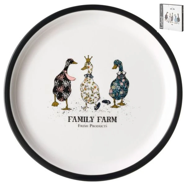 Тарелка обеденная фарфор 22см Family Farm (24)