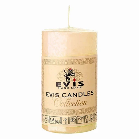 Свеча парафиновая цилиндрическая d6см h10см шампань (8)