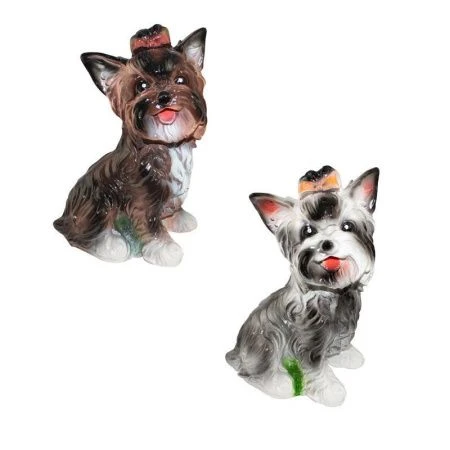 Копилка СОБАКА Йорк-терьер 25см гипс