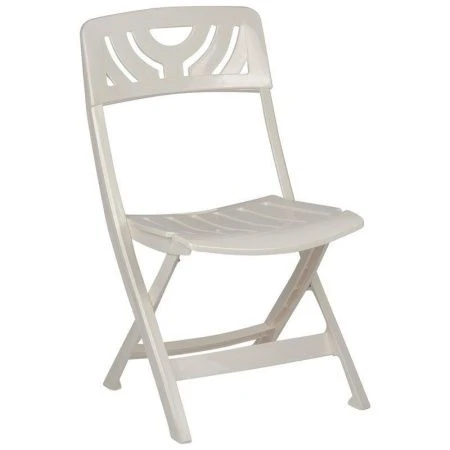 Стул складной 460*500*820мм пластик Decorona DeRiviera белый рассвет (max нагр. 100кг)(18)