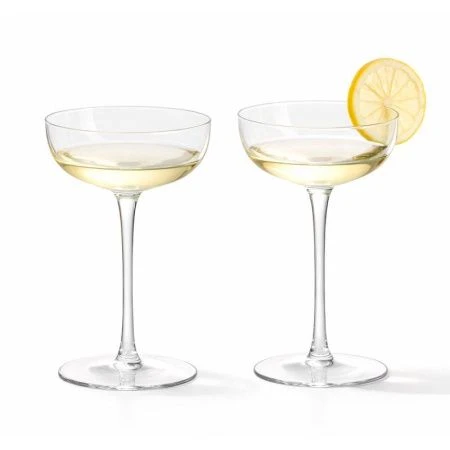 Бокалы для шампанского набор 2шт 9,2*6,4*12,5см стекло Delicate подар.уп CRY25/JC-18282 (24)