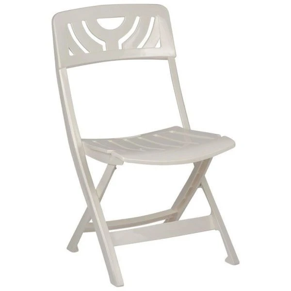 Стул складной 460*500*820мм пластик Decorona DeRiviera белый рассвет (max нагр. 100кг)(18)