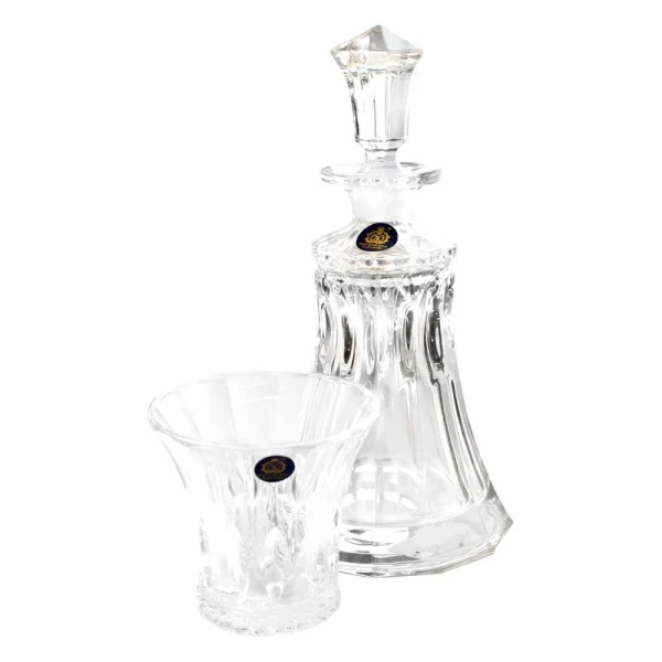Набор для виски 7пр (графин 580мл, 6 стаканов 300мл) стекло JC-16175 (4)
