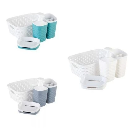 Набор для ванной комнаты 4пр пластик REEF (8)