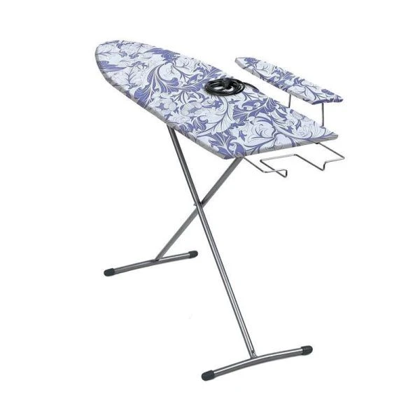 Доска гладильная 112*34,5см ДСП ЛИНА 4 подст под утюг, подрукав, удл. ДЛ4 (1)