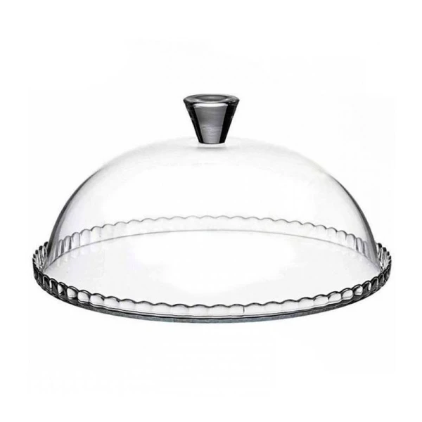 Подставка для торта d322мм h153,5мм стекло PATISSERIE с крышкой (1)