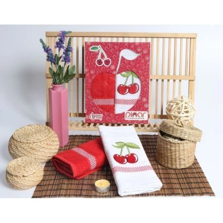 яяяНабор полотенец 2пр 50*70 махровые Pinar FRUTTE V2 яяяНабор полотенец 2пр 50*70 махровые Pinar FRUTTE V2