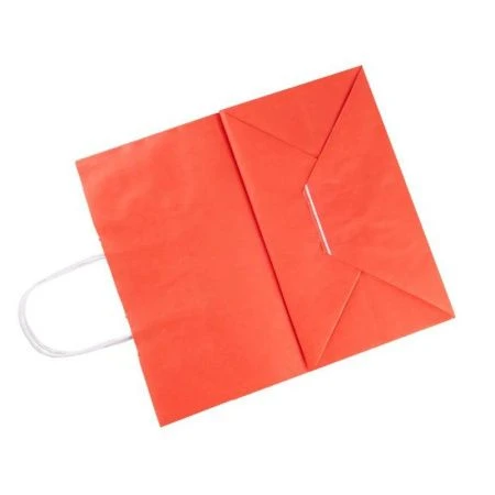 Пакет бумажный с кручеными ручками 24*28*14см красный (300) Пакет бумажный с кручеными ручками 24*28*14см красный (300)