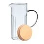 Кувшин 1130мл стекло Vertical с бамбук.крышкой (12)