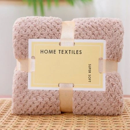 Полотенце волнистое с лентами 35*75см Tidy бежевое (5)