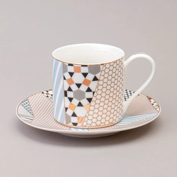 Чайный набор 12пр фарфор TOP STYLE на 6 персон 250мл