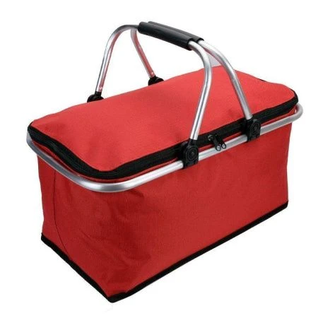 Термосумка 41*22*23см текстиль красная DFB130red (30)