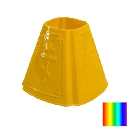 Форма для пасхи №2 пластик (h 95мм, d вер.53мм, d ниж.111мм) Бр.5.10 (40)