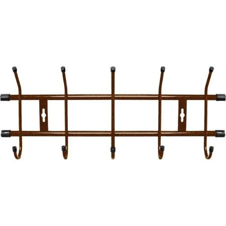 Вешалка 5 крючков настенная 484*188мм металл медный антик ВН5 (5) 1081