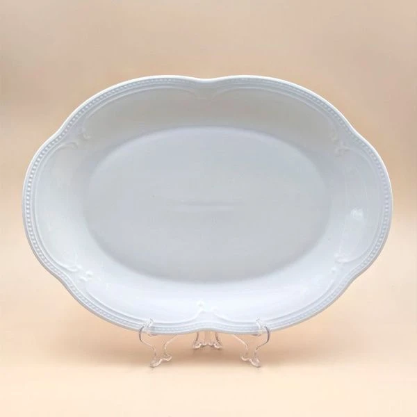 Блюдо овальное 31,5*22,5см фарфор White Ornaments (6)