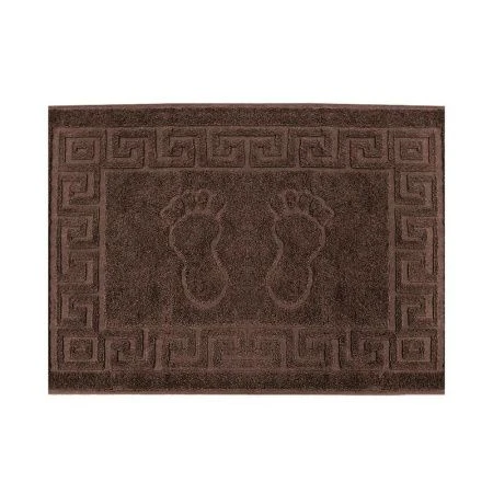 Коврик в ванную хлопок махровый 50*70см коричневый м7704_07 S