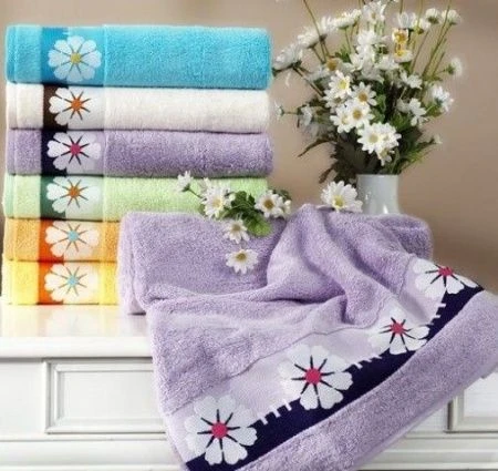 яяяНабор полотенец 2пр 50*90/70*140 бамбук Karna PAPATYA (Голубой)