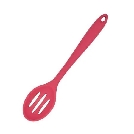 Ложка кулинарная с прорезями силикон Fantasy розовая TM Appetite NW7FP02 ВЫВОД