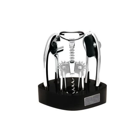 Набор кухонных принадлежностей 3пр (штопор, конс.нож, пресс для чеснока) на дер.подставке BH-1969 (1