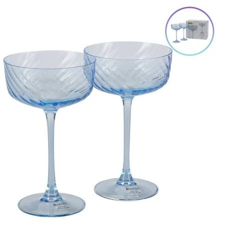 Бокалы-креманки для шампанского набор 2шт 310мл стекло ASTI 81-204 (12)