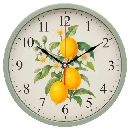 Часы настенные 30см пластик РУБИН Лимоны (10)