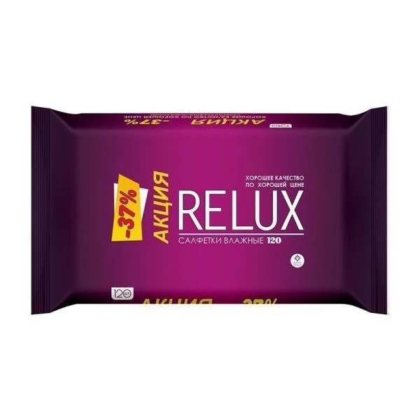 Влажные салфетки RELUX освежающие 120шт (6)