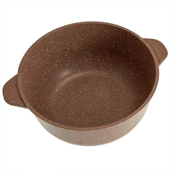 Кастрюля 3л алюминий АП АЛТАЙ стекл.крышка (6)