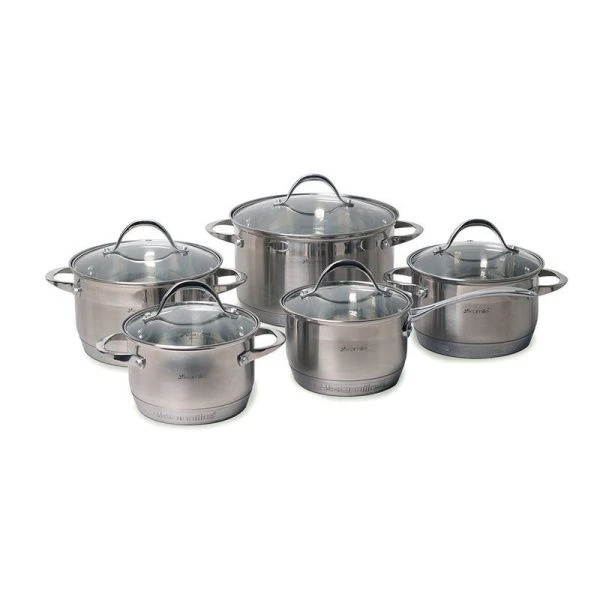 Набор кастрюль 5пр к.1,8/2,3/3,3/5,8л ковш 1,8л нерж.сталь 7-слойное дно арт.4710S (4)